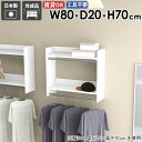 ハンガーラック 壁掛けハンガーラック リビング コートラック コンパクト 壁面収納 ポールハンガー ディスプレイ 壁に付ける 収納具 ラック 便利 洋服掛け 壁...