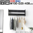 壁掛けハンガーラック 壁掛けラック クローゼット 飾り棚 壁面収納 壁付け 整理整頓 小物 壁に付ける コートラック 便利 収納ラック ハンガー 部屋 コート掛...