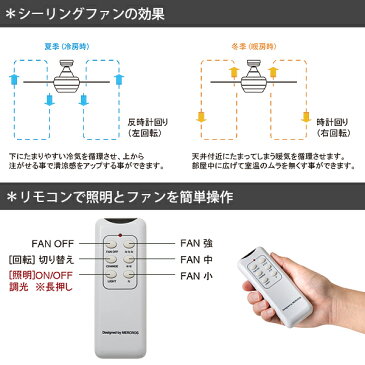 シーリングファン ライト led照明 シーリングライト 空調 サーキュレーター ファン リモコン付き 4畳 リビング ダイニング インテリア照明 プロペラ シーリングライトファン 天井照明 西海岸 西海岸風 インテリア カリフォルニアインテリア 照明 北欧