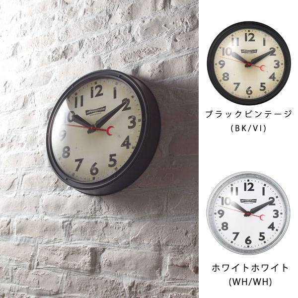 掛け時計 ウォールクロック TK-2072 Engineered-clock エンジニアードクロック 壁掛け時計 アンティーク 見やすい アナログ時計 アナログ 時計 壁掛け レトロ モダン アメリカン 掛時計 寝室 リビング おしゃれ アートワークスタジオ 音がしない 連続秒針 無音 スムーズ秒針