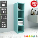 本棚 ディスプレイラック 薄型 文庫本 カラーボックス ラック スリム a4 4段 奥行き22cm 約奥行20 棚 薄い ミニラック 隙間 収納 スリムラック ピンク オープンラック