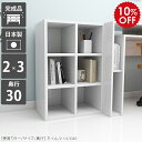 ラック ミニ 白 本棚 漫画収納 オープンラック シェルフ 幅50 奥行30cm 棚 オープンシェルフ ディスプレイラック 文庫本 3段 3段ラック a4 ホワイト 完成品 3段ボックス 書庫 おしゃれ 文庫 ロータイプ 低い ファイル 収納棚 収納 日本製 ディスプレイ 2×3/D30 nail ☆