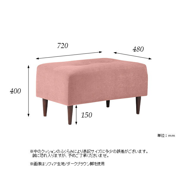 ベンチソファー 一人用 ミニスツール オットマン スツール ミニベンチ ミニチェア ベンチスツール 背もたれなし 腰掛け ベンチソファ カフェ ダイニング ベンチチェア ベンチ 一人掛け ミニソファー 1人掛け 待合椅子 日本製 玄関 Baggy RG 2×3 DBR脚 デニム