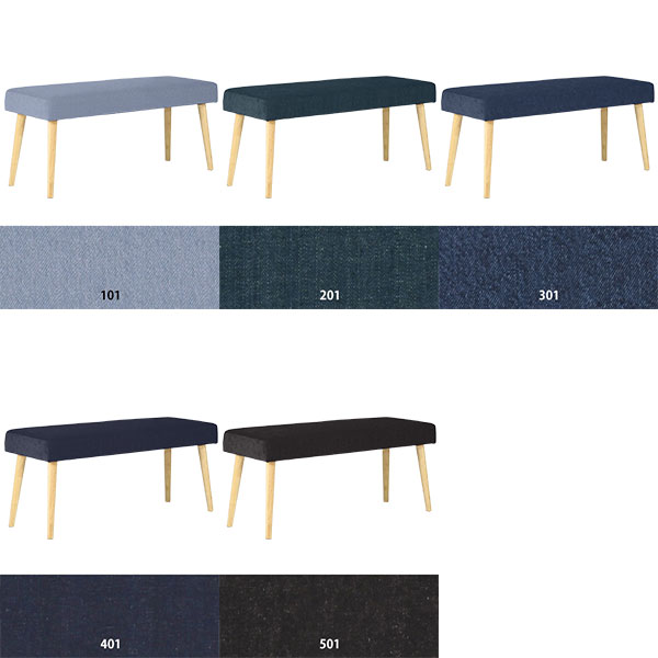 ダイニング ベンチチェア ベンチソファ ダイニングベンチ ロビーチェア 日本製 おしゃれ ダイニングチェア ベンチ 100cm ミニベンチ 長椅子 木製 背もたれなし スツール 待合室 椅子 玄関椅子 カフェ 黒 玄関 腰掛け 1人掛け イス 二人がけ 幅100cm デニム生地 □