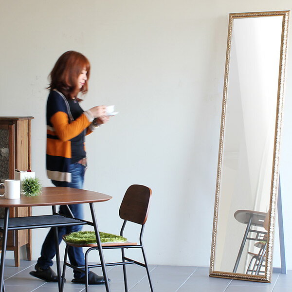 鏡 全身 全身鏡 大型ミラー 大きい ゴールド...の紹介画像3