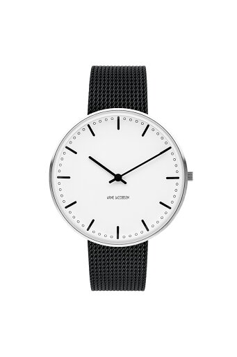 【国内正規品】アルネヤコブセン 40mm 腕時計 シティーホール ステンレス ブラック メッシュベルト ウォッチ / ARNEJACOBSEN CITYHALL WATCH 【国内正規品】アルネヤコブセン 40mm 腕時計 シティーホール ステンレス ブラック メッシュベルト ウォッチ / ARNEJACOBSEN CITYHALL WATCH