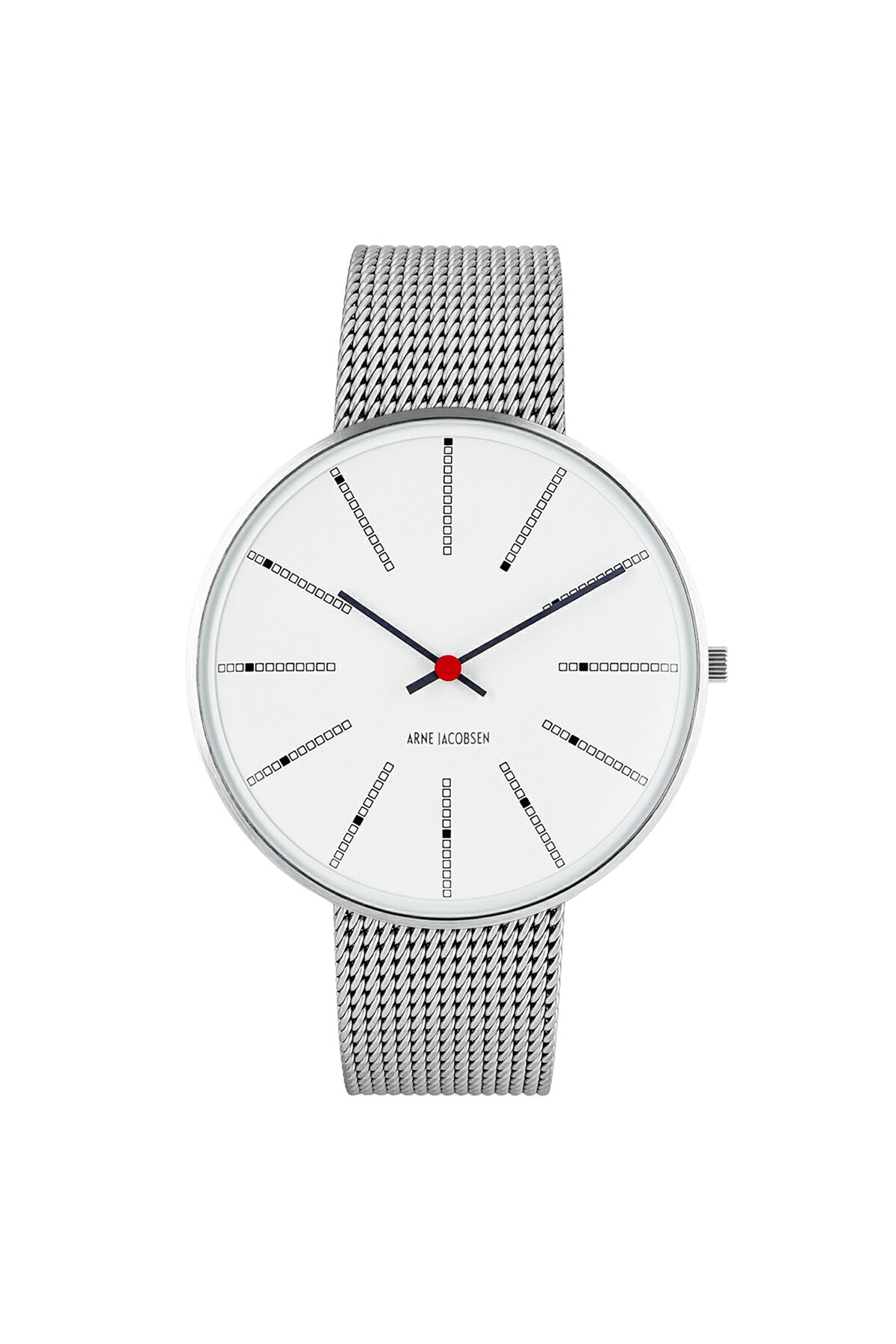 【国内正規品】アルネヤコブセン 40mm 腕時計 バンカーズ ステンレス メッシュベルト ウォッチ / ARNEJACOBSEN BANKERS WATCH