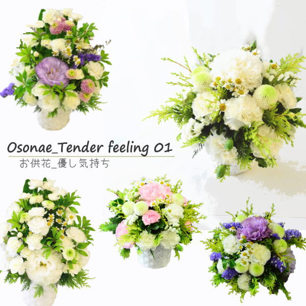 バレンタイン ホワイトデー 土日発送 花 お供 生花 フラワーアレンジメント ギフト 14時まで 送料無料 お悔み お盆 お彼岸 お供え アレンジメント お供花 Tender Feeling