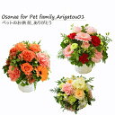 お供え花 花 フラワーアレンジメント 生花 ペットのお供え フラワー アレンジメント フラワーギフト お供花 供花 お悔み ペット お供え アレンジ 命日 月命日 あす楽 Osonae for Pet family Arigatou01 a お花