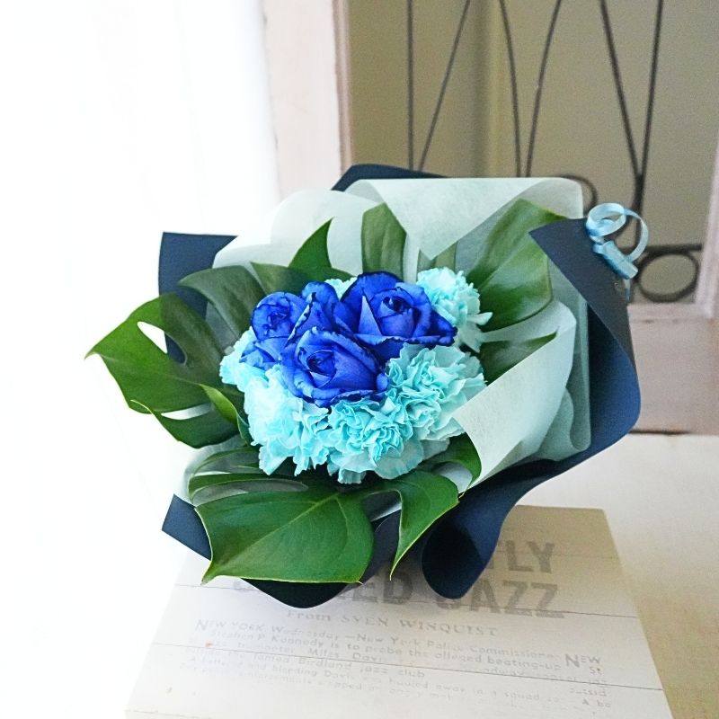 楽天市場】ブルーローズ 結婚記念日の通販