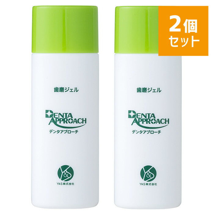 【2個セット】デンタアプローチ ファミリーサイズ 90g 歯磨ジェル ／ 口腔化粧品 ハミガキ 歯垢 口臭 コウヤマキエキス 大容量タイプ