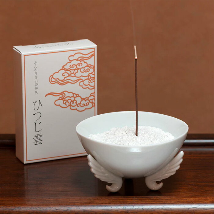 悠々庵 香炉灰 ひつじ雲 40g ／ 高保湿 固まりにくい メール便