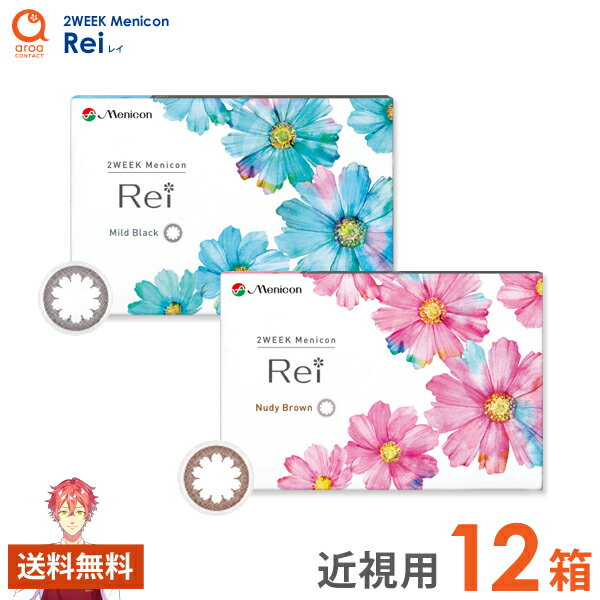 メニコン rei 2week カラコン レイ 6枚×12箱 MENICON コンタクトレンズ 送料無料