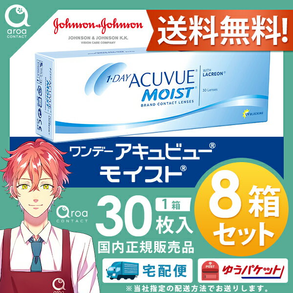 ワンデーアキュビューモイスト ワンデー 30枚×8箱 J&J 使い捨て 送料無料