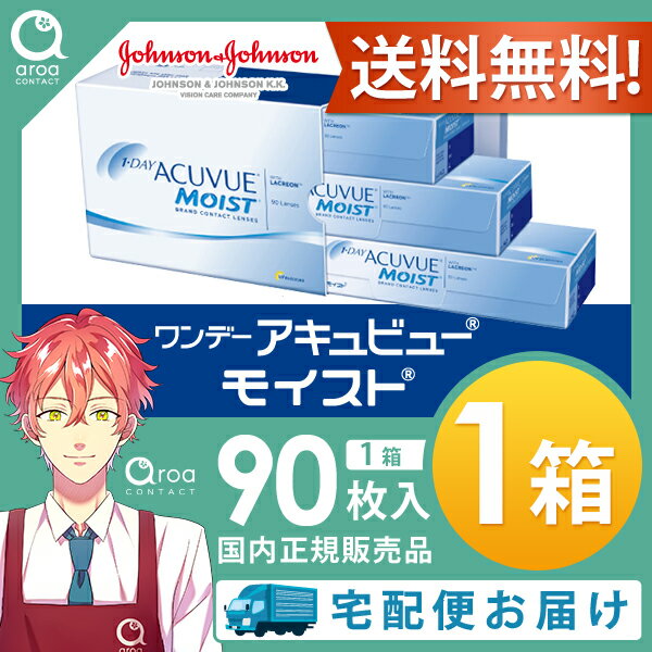 ワンデーアキュビューモイスト ワンデー 90枚×1箱 J&J 使い捨て 送料無料