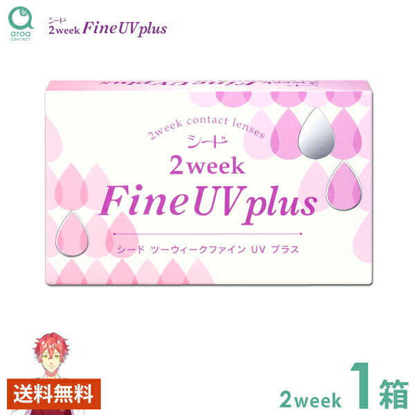 Rakuten - 2ウィークファインUVプラス 2ウィーク 6枚×1箱 シード SEED 使い捨て ポスト投函商品 送料無料