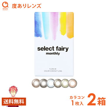 送料無料 セレクトフェアリー 度あり 1ヶ月 1枚×2箱 シンシア Sincere 使い捨て ポスト投函商品