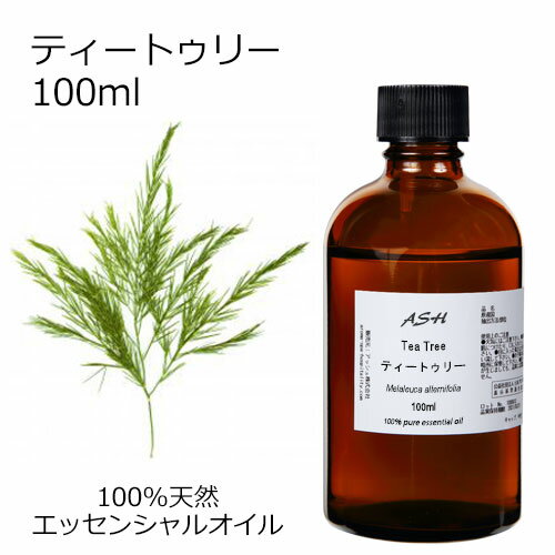 ティートゥリー 100ml エッセンシャルオイル アロマオイル 精油 アロマ ティートリー ティーツリーのサムネイル