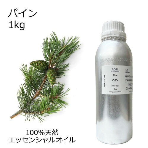 パイン （松） 大容量 1kg 業務用 エッセンシャルオイル アロマオイル 精油 アロマ 100％天然 AEAJ表示基準適合認定精油 領収書対応 インボイス対応 安全データシートMSDS発行可 サンプル対応