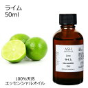 【楽天スーパーSALE 10%OFF】 ライム 50ml アロマオイル エッセンシャルオイル 精油 天然100% 植物由来 高品質 AEAJ認定 柑橘系 シトラ...
