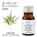 オーガニック ティートゥリー エッセンシャルオイル 10ml エッセンシャルオイル アロマオイル 精油 アロマ ティーツリー ティートリー