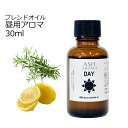Day 昼用 アロマブレンドオイル 30ml 天然100% アロマオイル 精油 エッセンシャルオイル ローズマリー レモン 集中 リフレッシュ 気分転換 デイタイム シニア層向け プレゼント 贈り物 ギフト 業務用 ASH AROMA