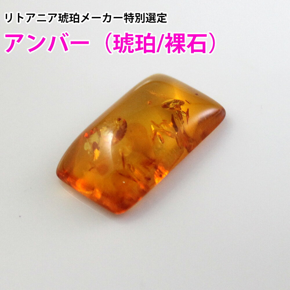 ルース アンバー 天然琥珀 バルト海 裸石 粒売り バラ売り 天然石 パワーストーン ビーズ 【 卸 問屋 】