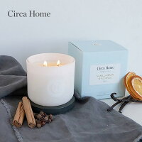 アロマキャンドル ギフト プレゼント Circa Home サーカホーム ナチュラルソイワックスキャンドル アロマキャンドル プレゼント 女性海外 おしゃれ リラックスグッズ 女性 癒し キャンドル アロマ 贈り物 グラスハウス