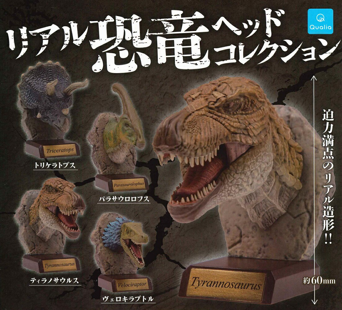 リアル恐竜ヘッドコレクション 【全4種セット】