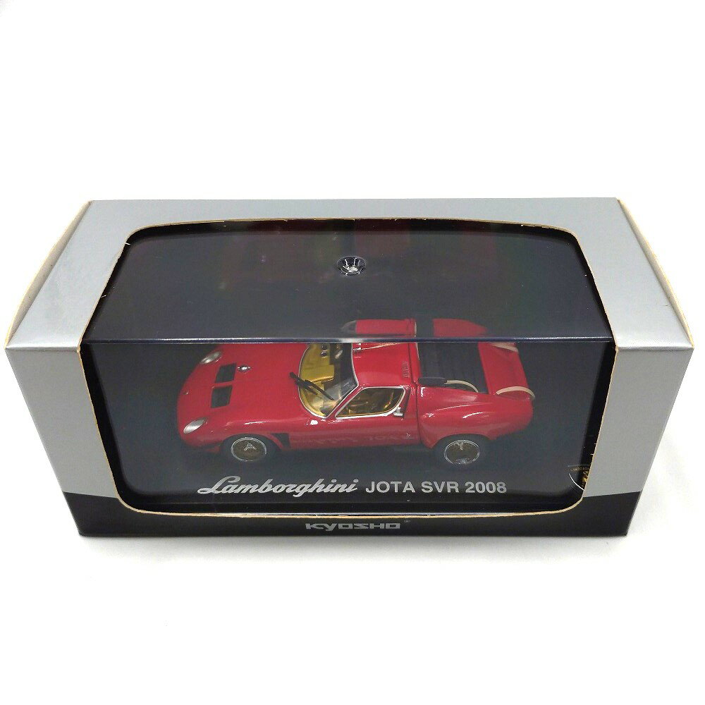 乐天商城 - 【中古】京商 1/43 ランボルギーニ・イオタ SVR 2008 (レッド/ゴールド) No.03201RG ダイキャストモデルカー