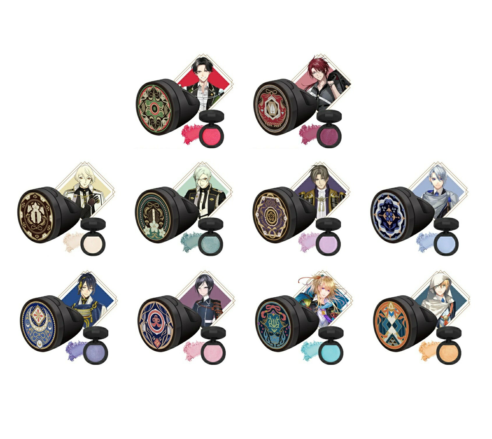 ポンデクルール 刀剣乱舞ONLINE リング型マルチカラーバーム Vol.1 【全10種セット】...