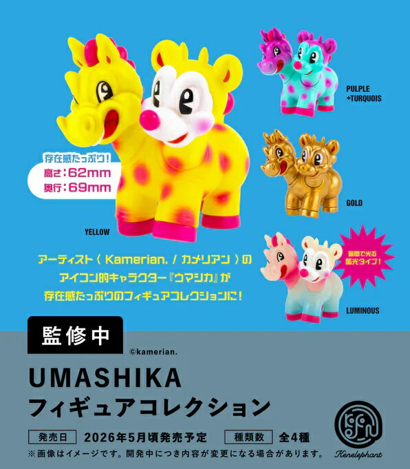【5月発売予定】 ウマシカ フィギュアコレクション カプセル版 【全4種セット】 ※仮予約※
