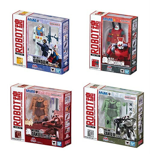 機動戦士ガンダム ROBOT魂 ミニチュアコレクション 【全4種セット】