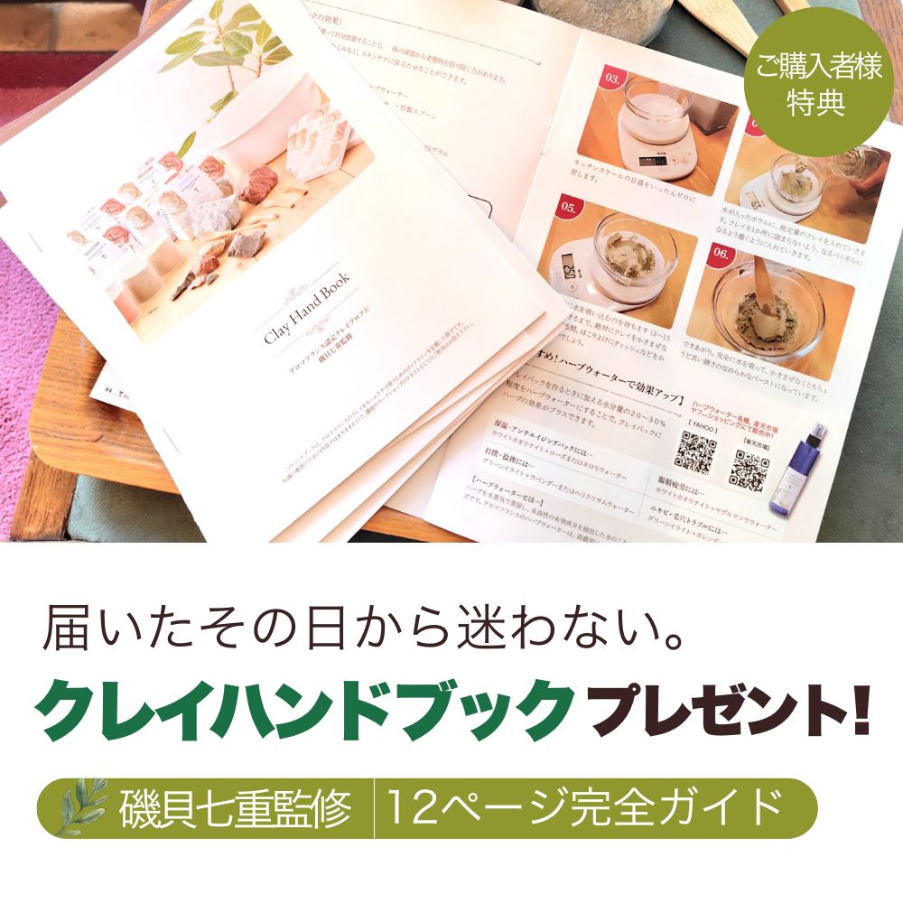 ホワイトカオリナイト 100g 高純度クレイ アロマフランス クレイパック フェイスパ...