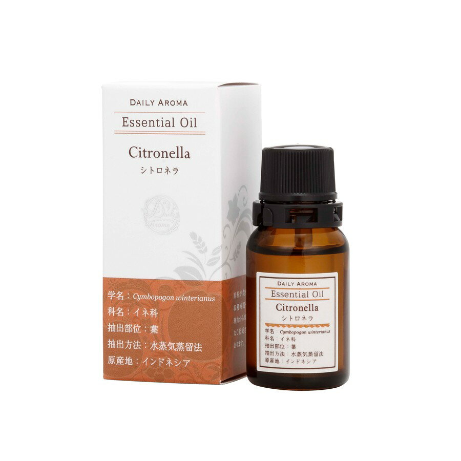 乐天商城 - 1~7営業日出荷 デイリーアロマ ラージシトロネラ 10ml 精油 アロマオイル AEAJ認定 日本アロマ環境協会表示基準適合