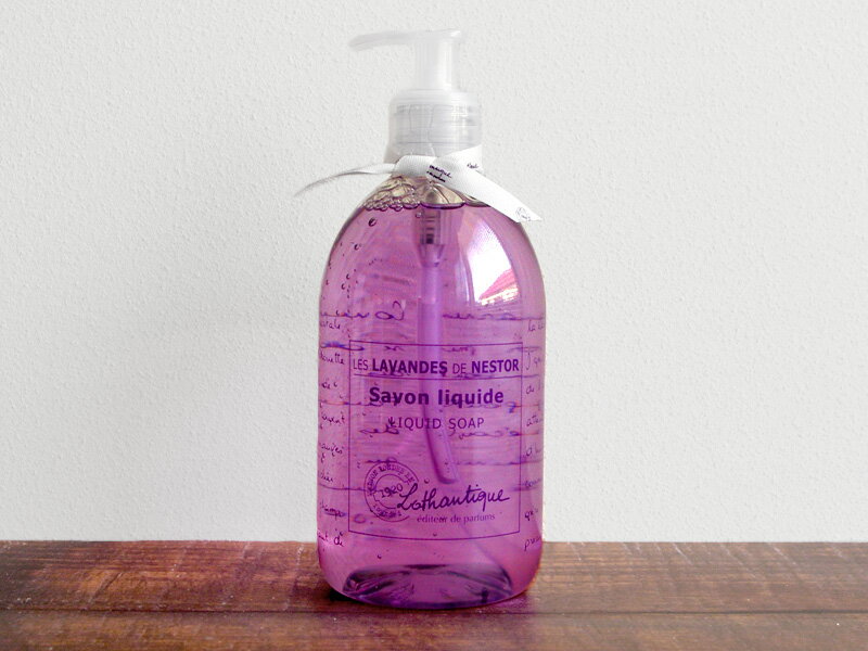 1~7営業日出荷 ロタンティック リキッドソープ ラベンダーの庭 500ml Les Lavandes de L'oncle Nestor Lothantique ボディソープ シャワージェル シンプル 3