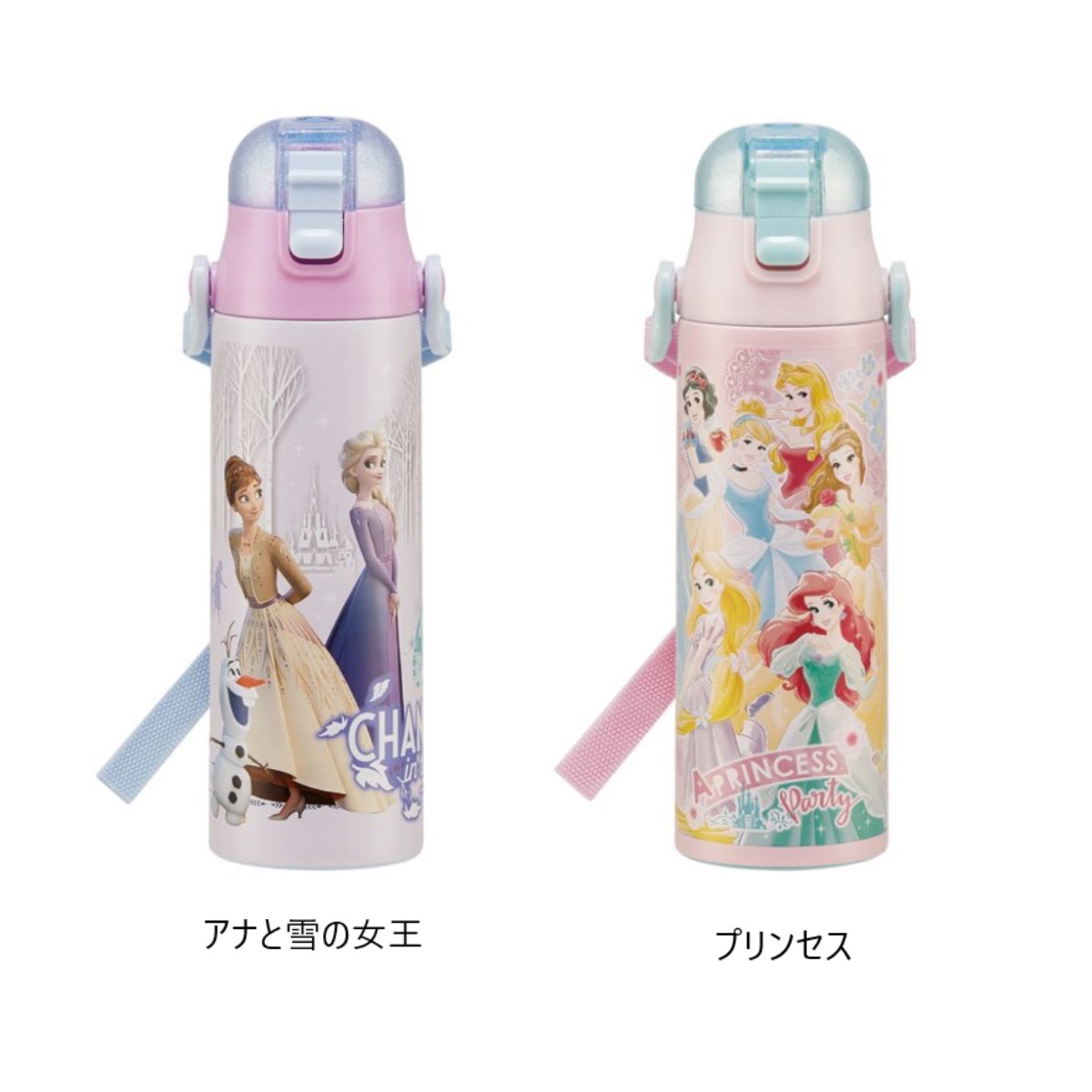 【送料無料】スケーター 水筒 超軽量ダイレクトステンレスボトル 580mL 直飲み ボトル 女の子 男の子 キッズ ディズニー ワンプッシュ 保冷