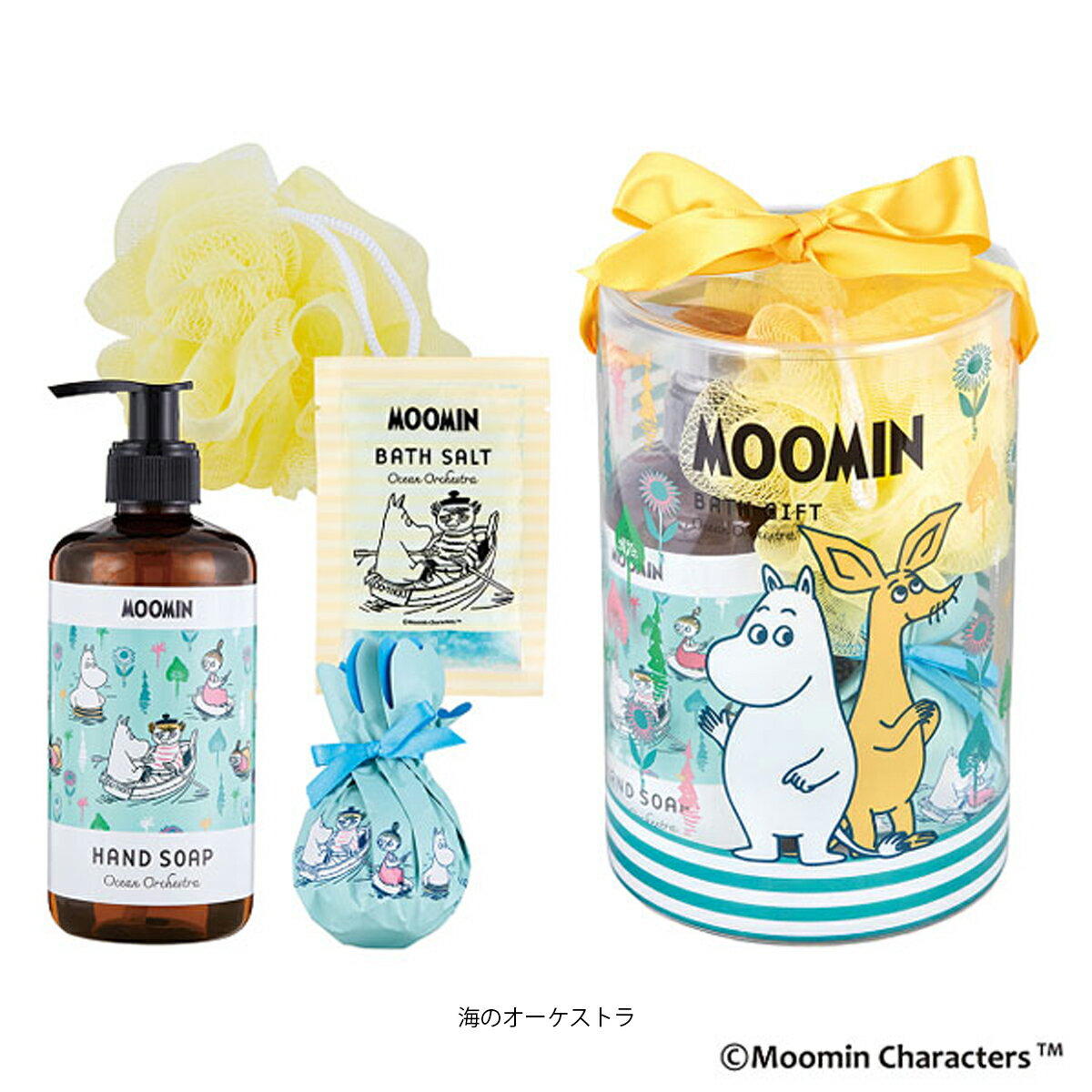 1~7営業日出荷 【単品&3点セット】MOOMIN ムーミン バスギフト 入浴剤 ハンドソー...