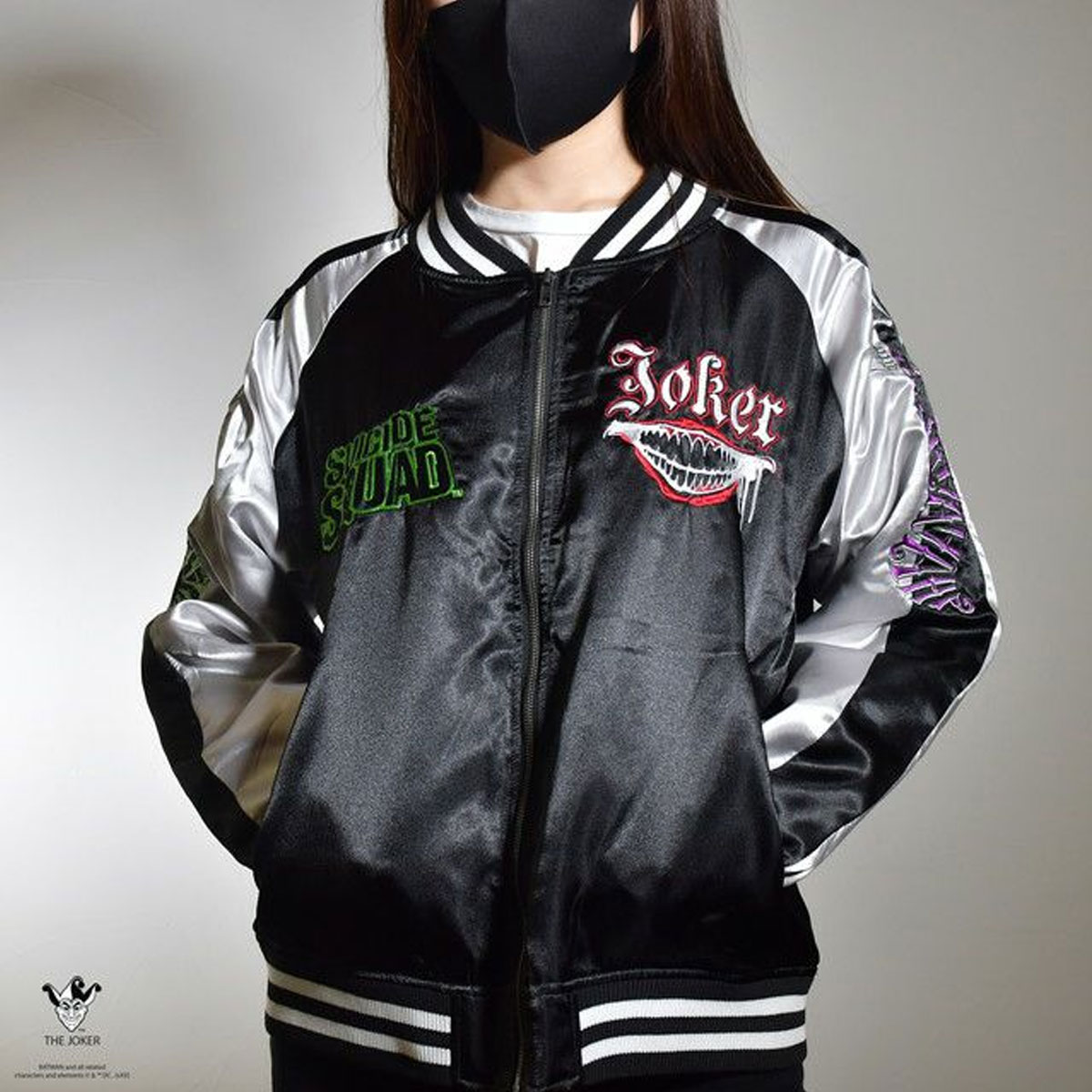 ジョーカー バットマン スカジャン ダーク DCコミックス BATMAN 豪華な刺繍 レディース メンズ 送料無料