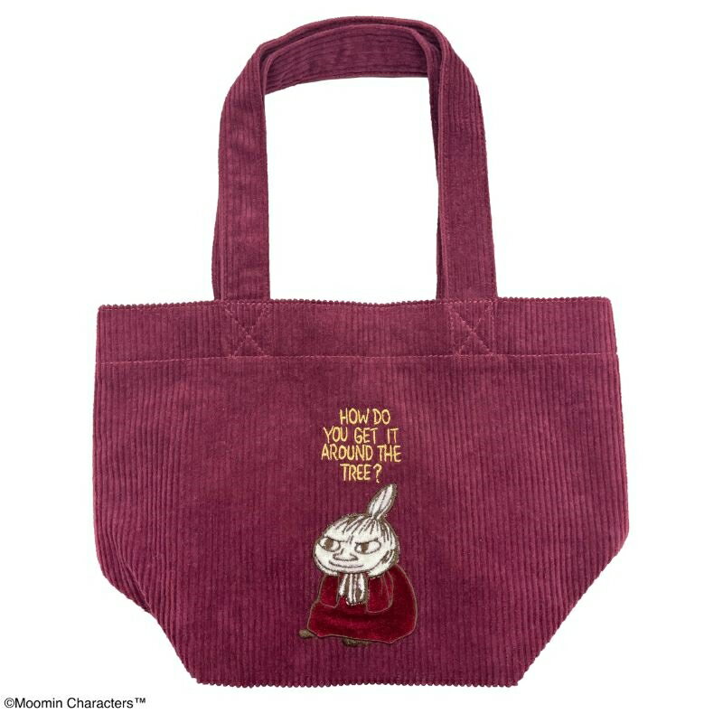 乐天商城 - 1~7営業日出荷 北欧雑貨ムーミン MOOMIN リトルミイ コーデュロイ ミニバッグ トートバッグ サブバック かわいい 送料無料