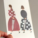 【19日20時~マラソン期間P10倍】cozyca products ネクタイ 箔押しポストカード 雨が降りそう 手紙 グリーディングカード インテリア雑貨 おしゃれ 銀箔 文房具 メール便