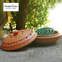 蚊遣り 蚊取り線香入れ People Tree ケース ジオメトリック トライアングル オリエンタル アンティーク調 テラコッタ 陶器 ピープルツリー おしゃれ...
