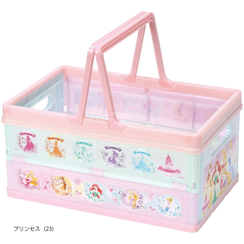 おもちゃ 収納ボックス ケース 折りたたみ バスケット 持ち手付き BWOT13 かわいい ベビー キッズ キャラクター リビング ゲーム 小物 洋服 スケーター 1~7営業日出荷 [2]
