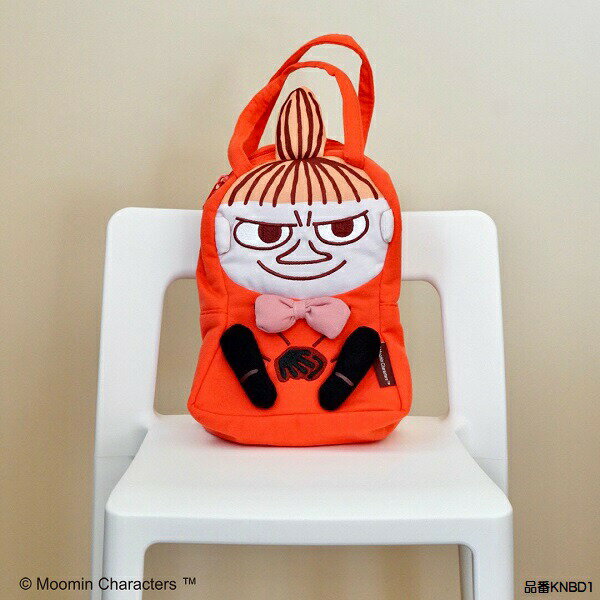 樂天商城 - 1~7営業日出荷 リトルミイ スエット ダイカット バッグ ムーミン ランチバッグ ハンドバッグ かわいい キャラクター ダブルファスナー 女性 レディース キッズ 子供用