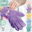 【9日20時~マラソン期間P10倍】ヘアドライ 手袋 吸水速乾サンリオ ディズニー BSDMT1 プール お風呂 スケーター キャラクター タオル キャップ か...