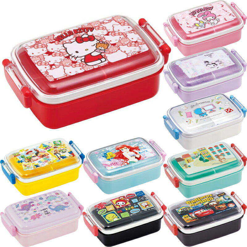 お弁当箱 キッズ 日本製 RBF3ANAG 抗菌 食洗機対応 ふわっとフタタイト ランチボックス角型 450ml 子供用弁当箱 スケーター キャラクター 電子レ...