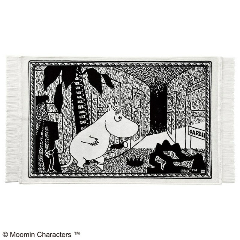 1~7営業日出荷 北欧雑貨ムーミン MOOMIN カーペット 玄関マット ベルギー製 シンプ...