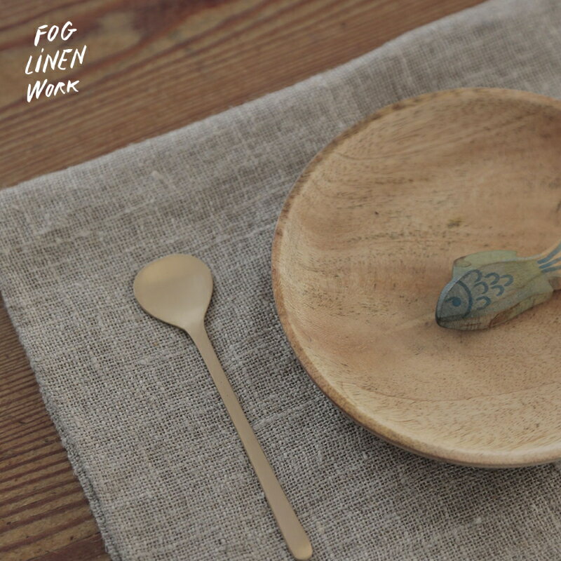 デザートスプーン fog linen work フォグリネンワーク ブラス キッチン 雑貨 カトラリー 小さめ おしゃ..