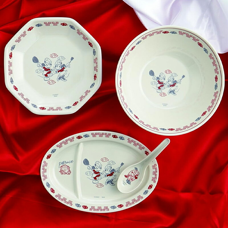 乐天商城 - 1~7営業日出荷 メラミン ギョーザ皿 チャーハン皿 ラーメン鉢 ミッキー MCH3 MCH6 MCH8 スケーター DisneyZone
