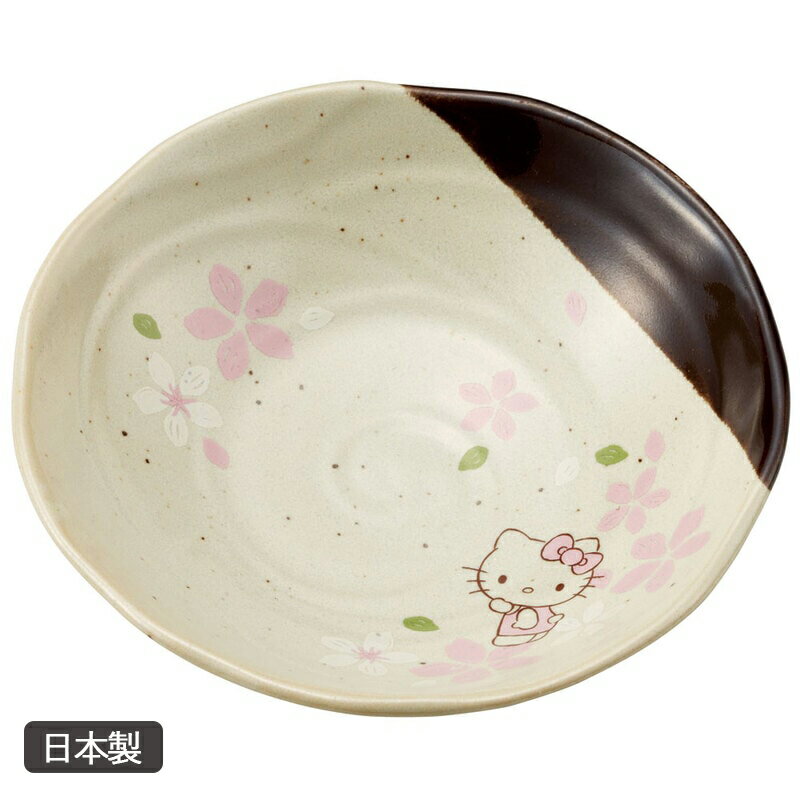 樂天商城 - 1~7営業日出荷 キティちゃん 陶器 お皿 食器 かわいい プレゼント 中鉢 16cm 日本製 CHMD2 スケーター サンリオ 小物置きトレイ